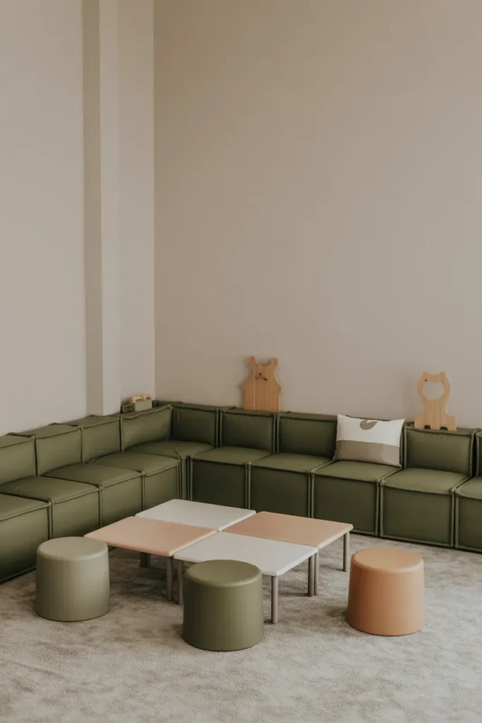  Playroom with Modular Furniture