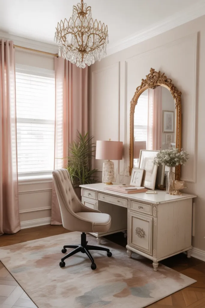 Vintage Glam Workspace