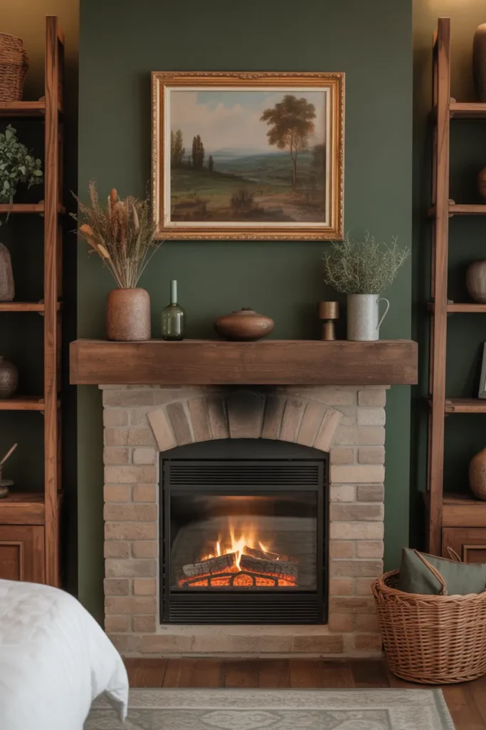 Cozy Fireplace Nook