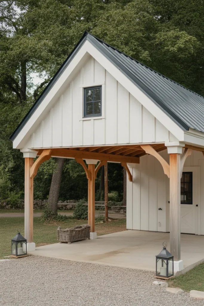  Farmhouse-Style Carport