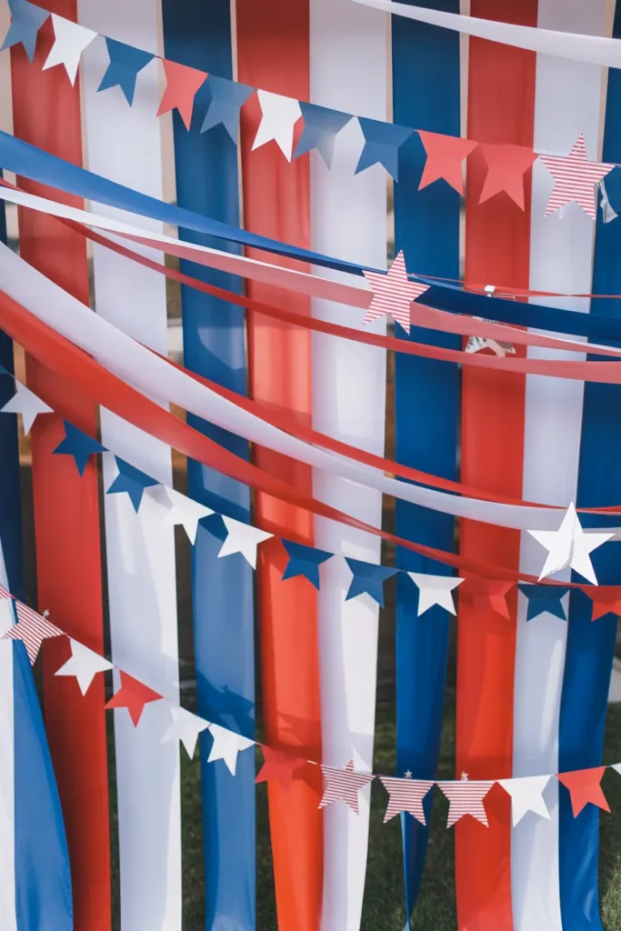   Stars-and-Stripes Banner Wall