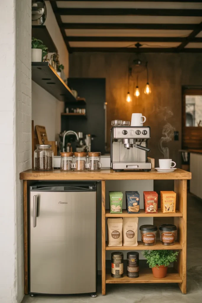  Add a Small Snack or Coffee Station
