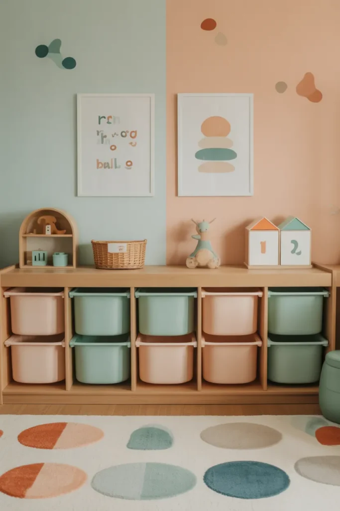  Color-Coordinated Playroom