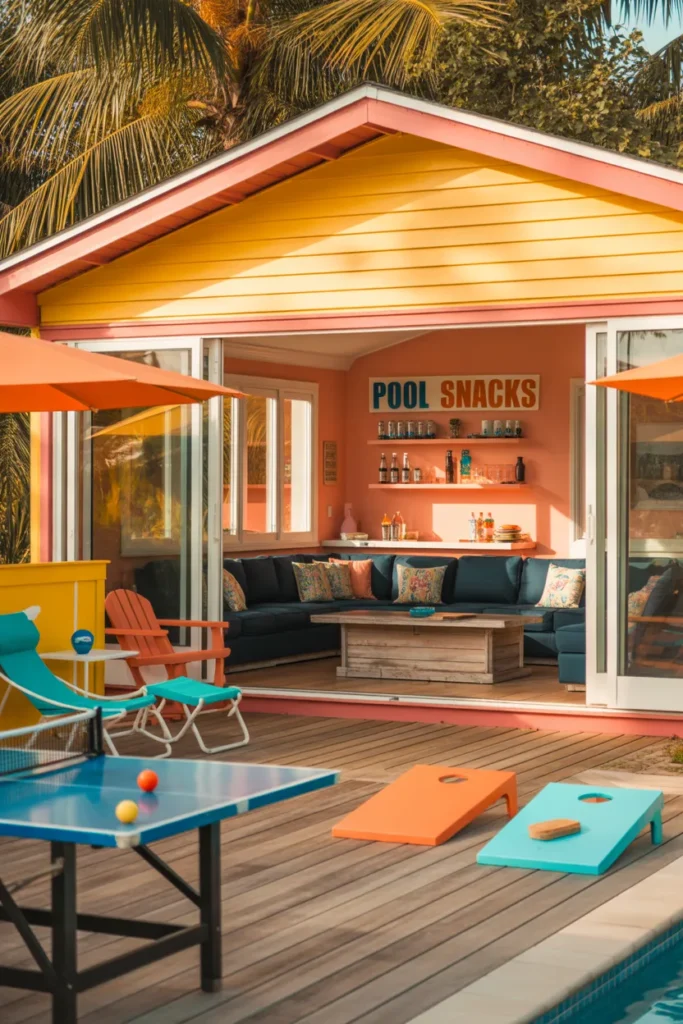   Family-Friendly Pool House