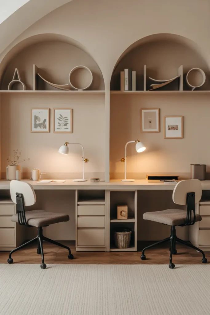   Shared Study Space for Two