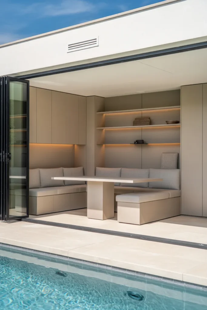  Small But Stylish Pool House