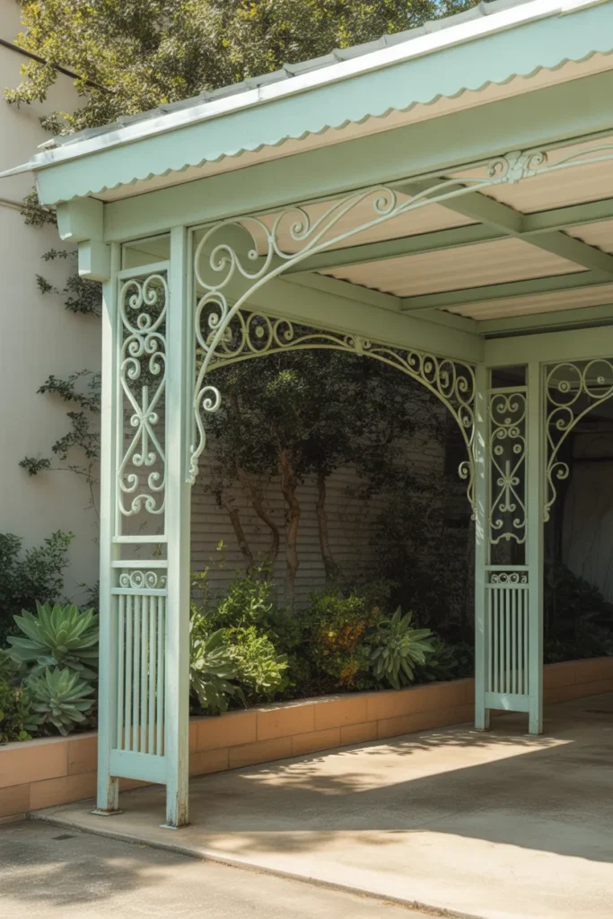   Vintage-Inspired Carport