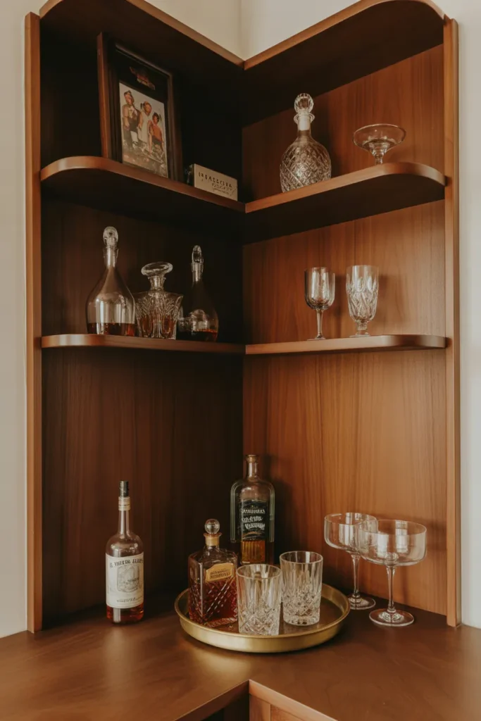  Retro-Inspired Bar Area