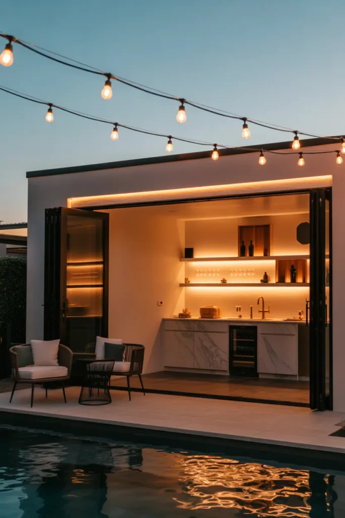  Evening Entertainer’s Pool House