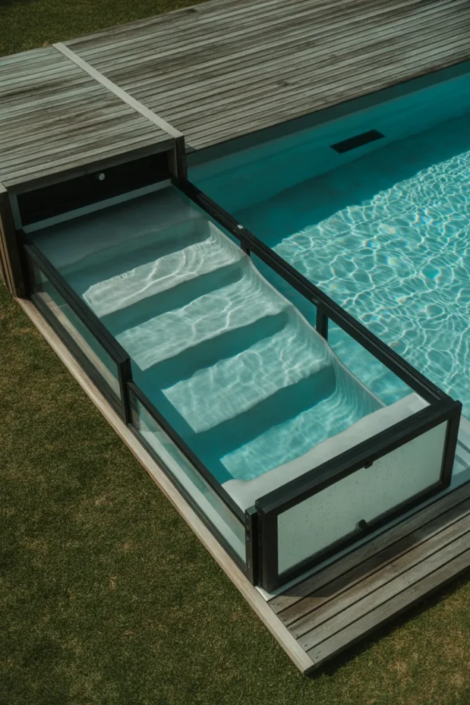  Luxe Above-Ground Pool with Glass Sides