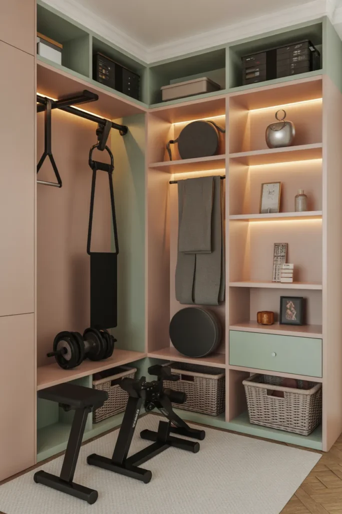   Cozy Corner Gym for Small Spaces