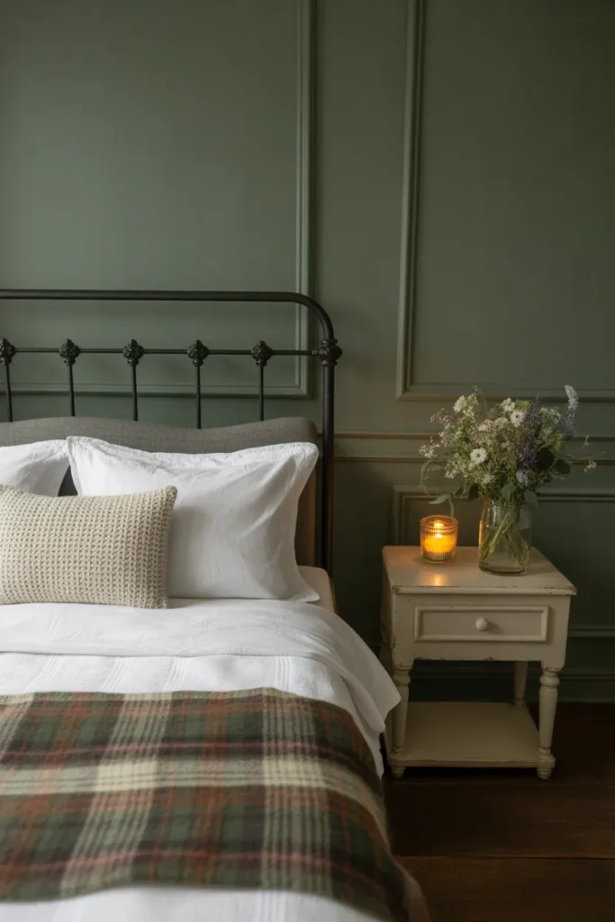 Antique Iron Bed Romance