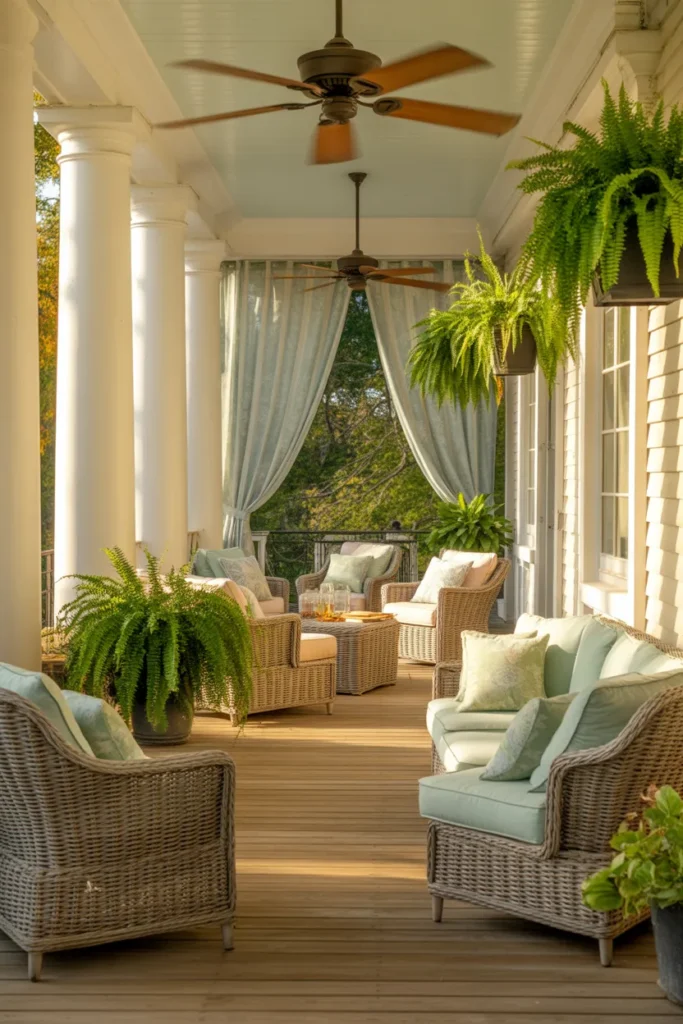  Classic Southern-Style Screened-In Porch