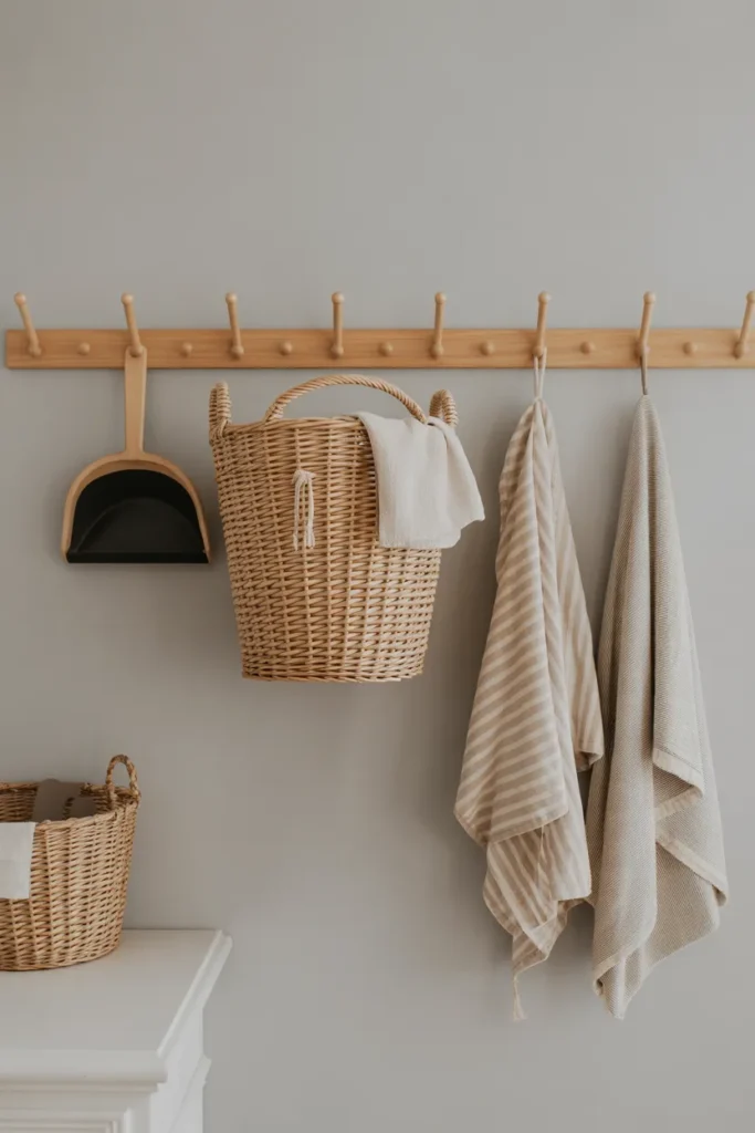  Hang a Peg Rail for Accessories