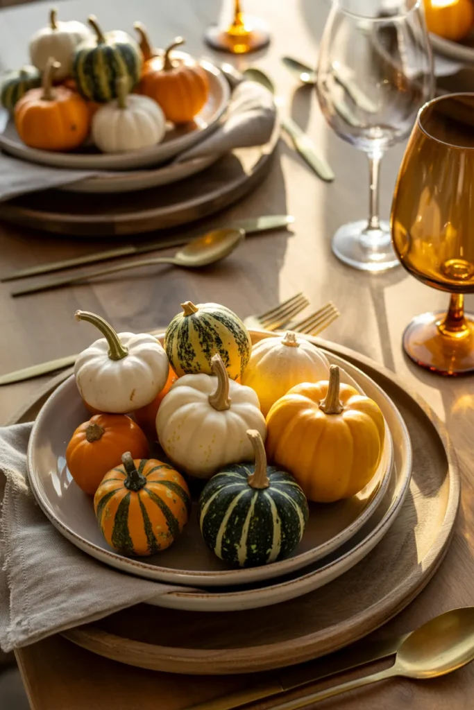  Mini Gourd Place Settings