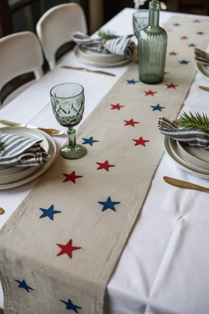  Stars and Stripes Table Runner