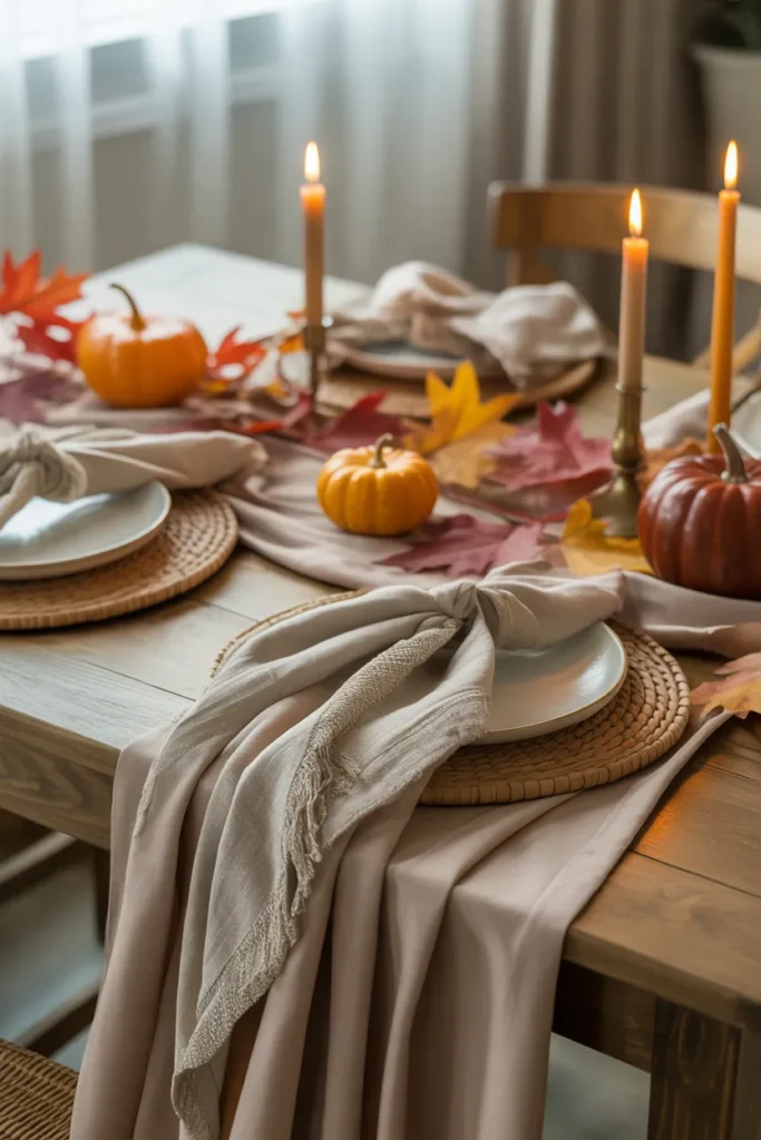  Warm Neutral Table Linens