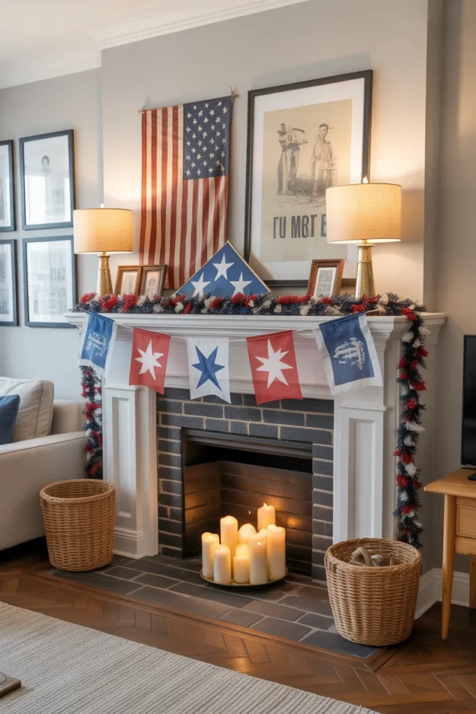  Americana Mantel Display