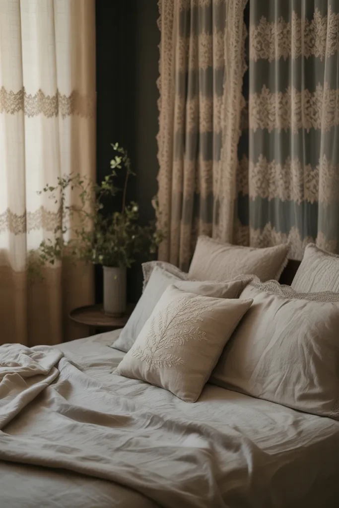 Lace and Linen Layers