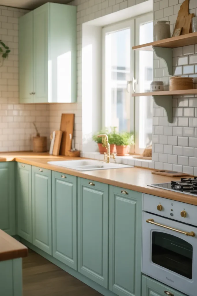  Seafoam Green Kitchen for Coastal Inspiration