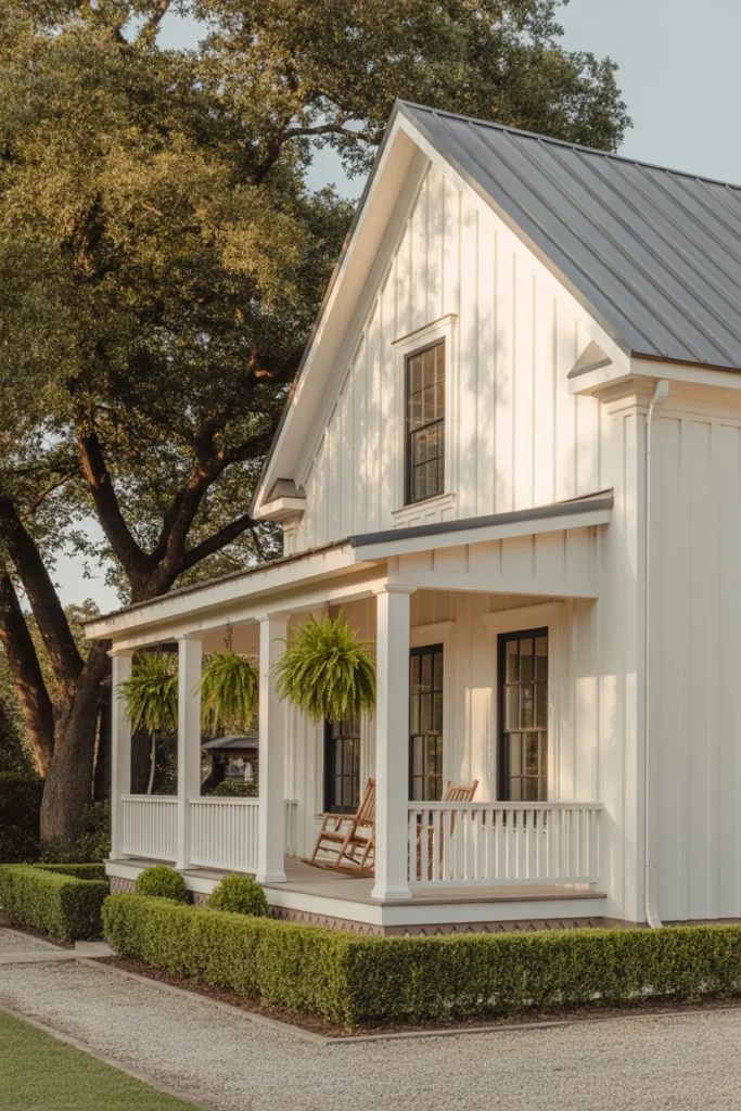  Farmhouse Exterior with Board-and-Batten Siding