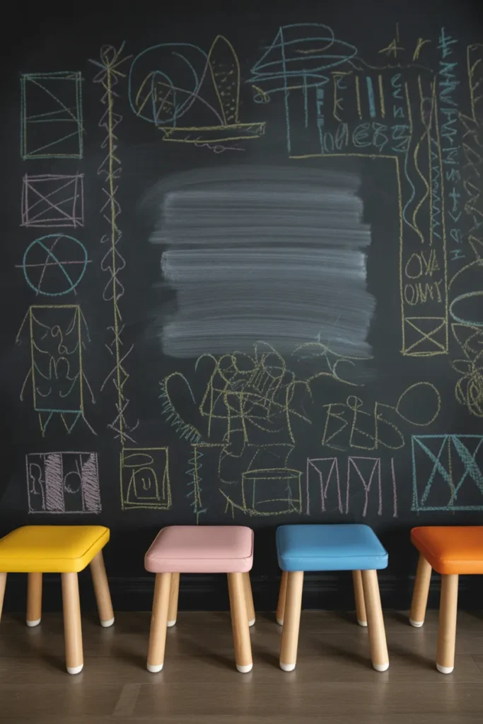  Playroom with Chalkboard Wall