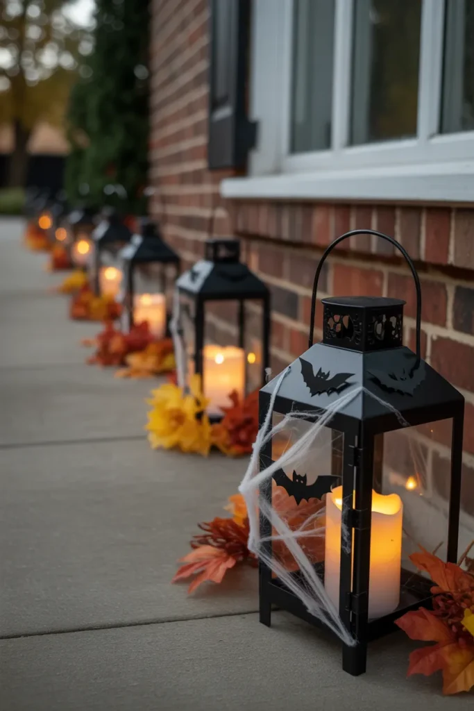  Spooky Lanterns on Doorstep