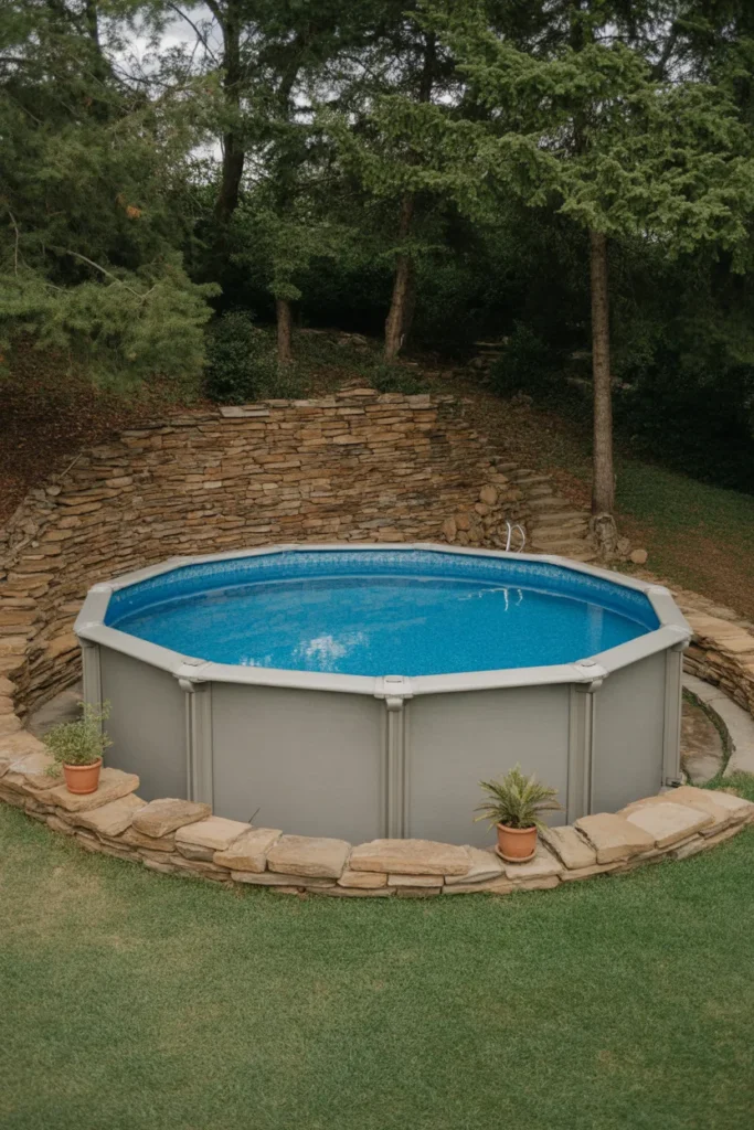  Stone-Enclosed Pool Haven