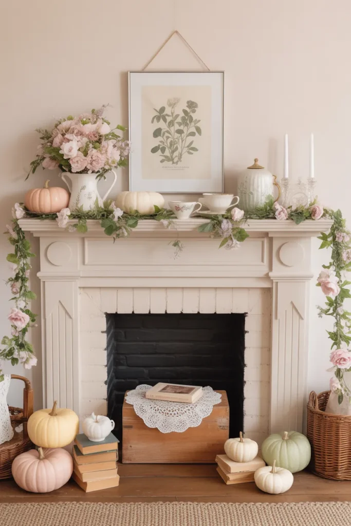  Cottagecore Fireplace with Whimsical Touches