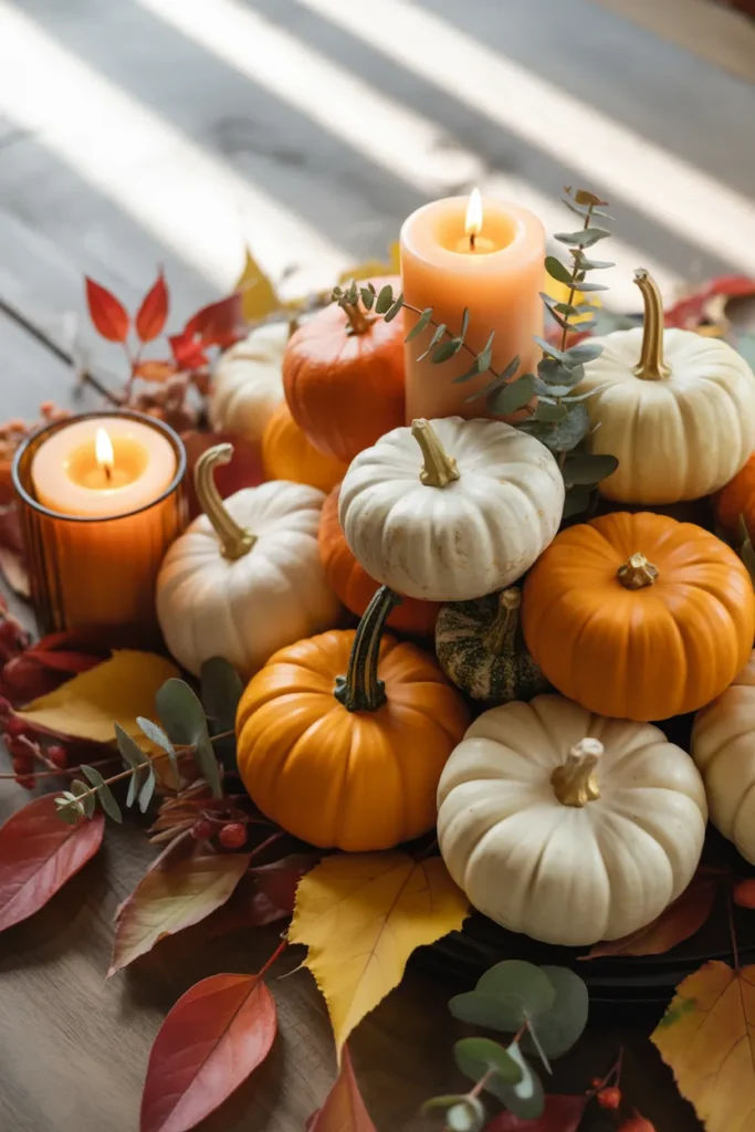  Pumpkin-Themed Centerpiece
