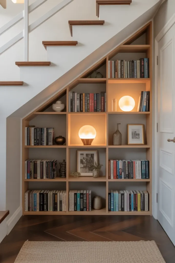  Under-Stair Library Nook
