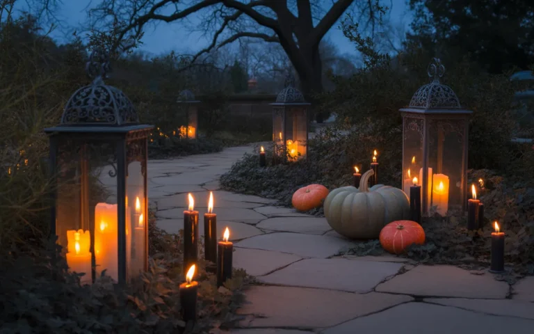 elegant halloween decor
