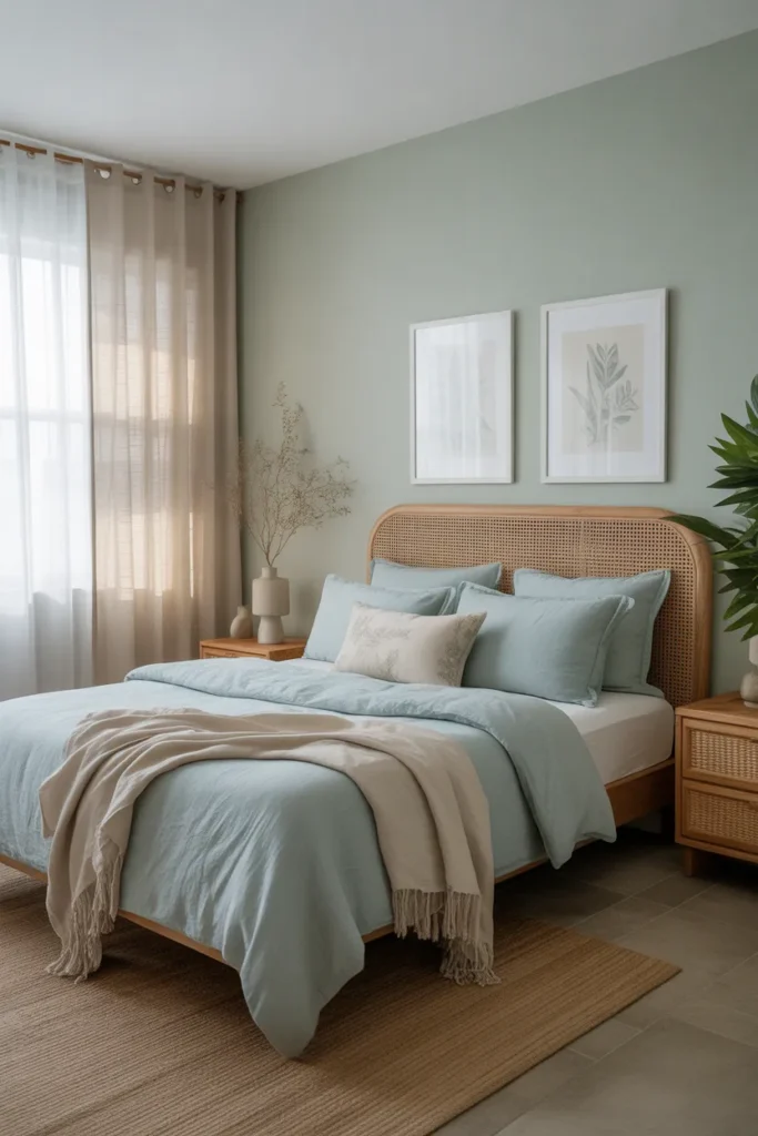  Soft Sage & Sky Blue Retreat