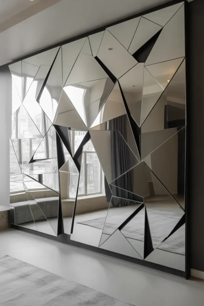  Geometric Mirror Wall Decor