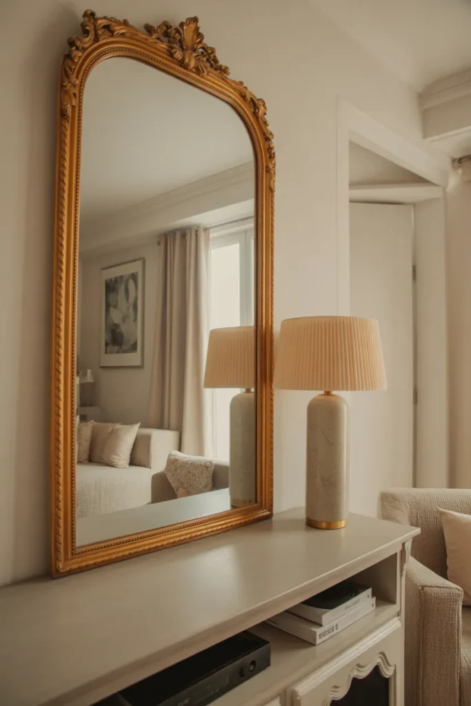  Gold-Framed Mirror for Luxury Vibes