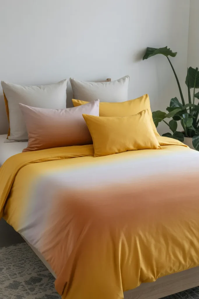  Ombre Yellow Bedding for a Trendy Gradient Look