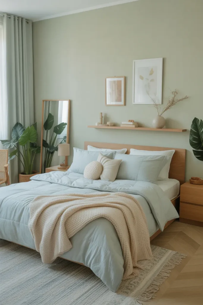  Baby Blue & Pale Green Gentle Retreat