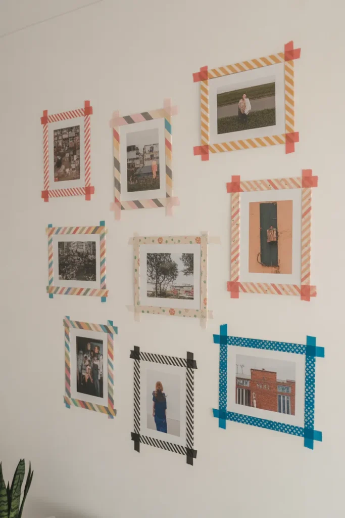  Washi Tape Photo Frames