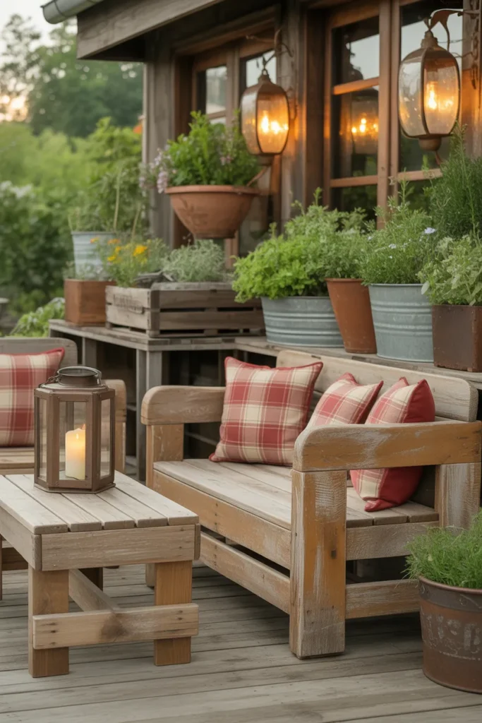  Rustic Farmhouse Patio