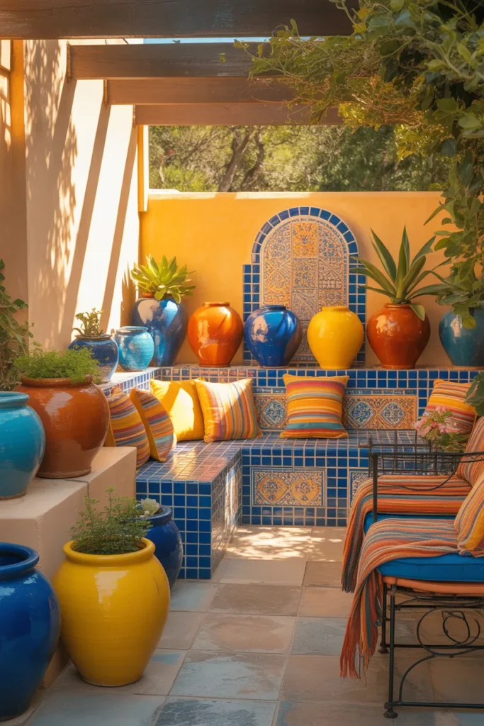  Colorful Mediterranean Patio