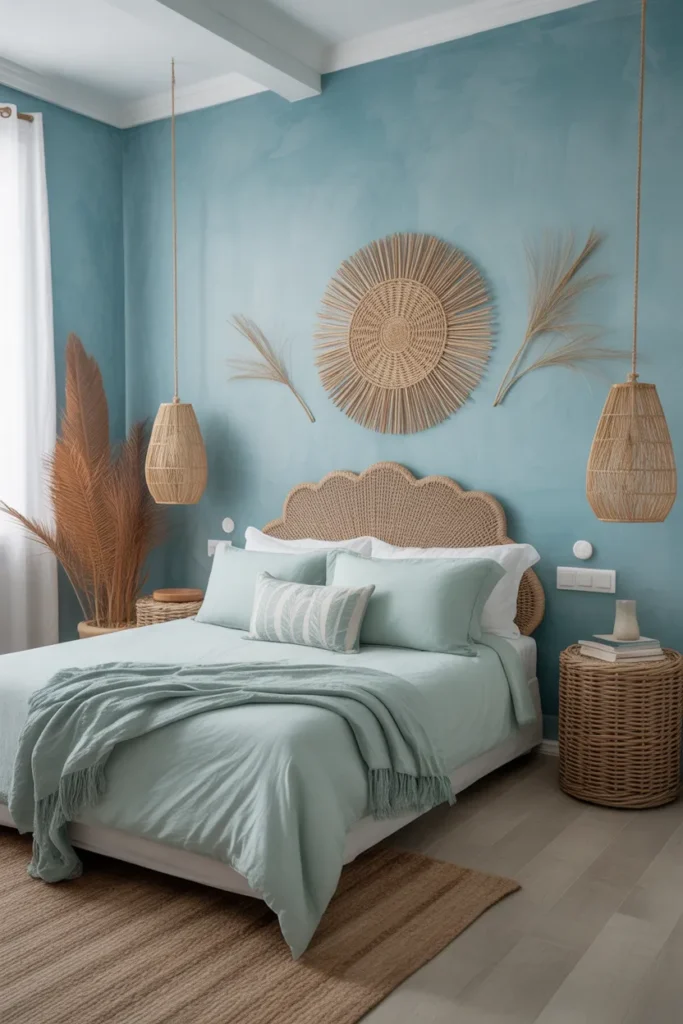   Ocean Blue & Mint Green Relaxed Coastal Style