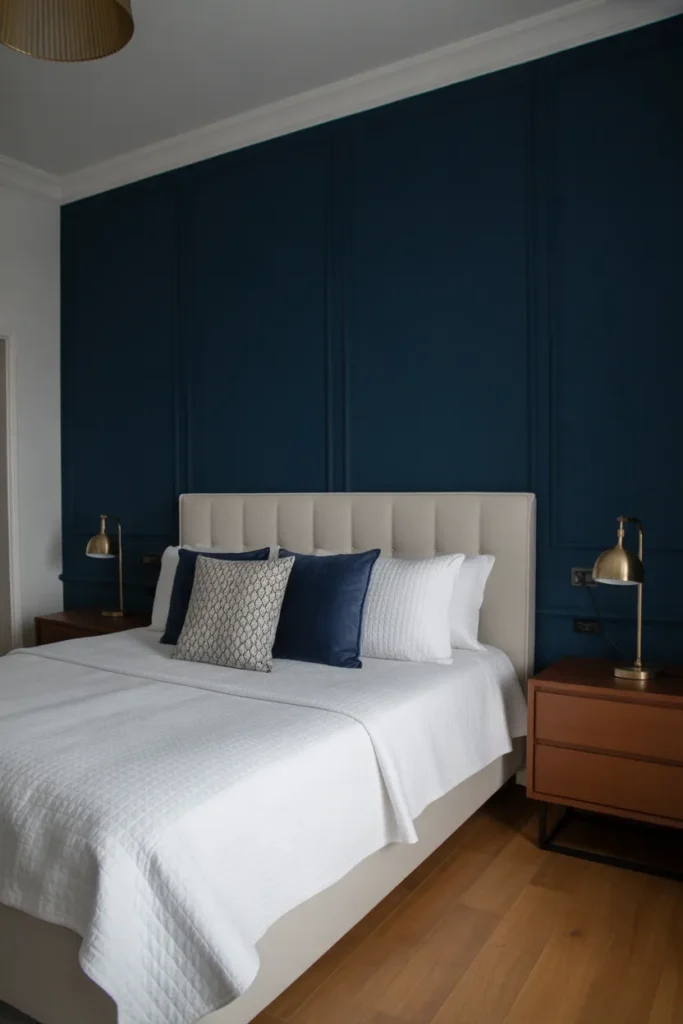  Navy Blue Accent Wall for a Bold Touch
