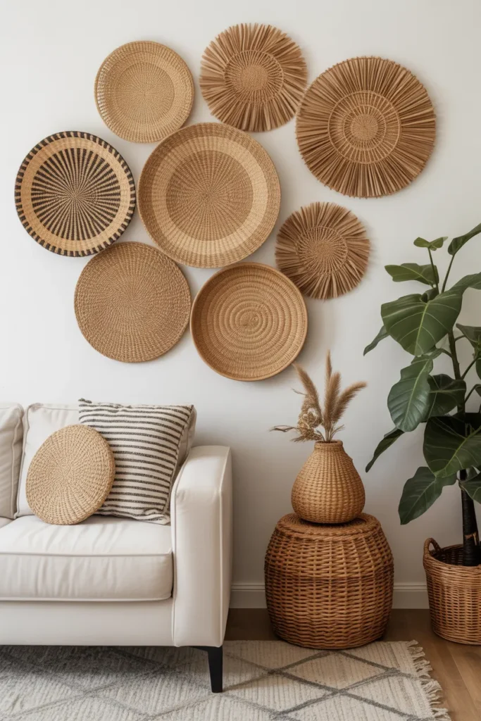   DIY Woven Wall Baskets