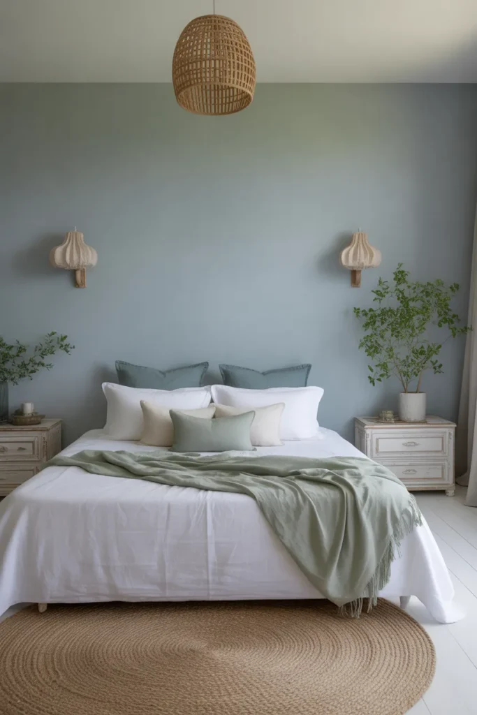   Cloud Blue & Herb Green Soft Harmony