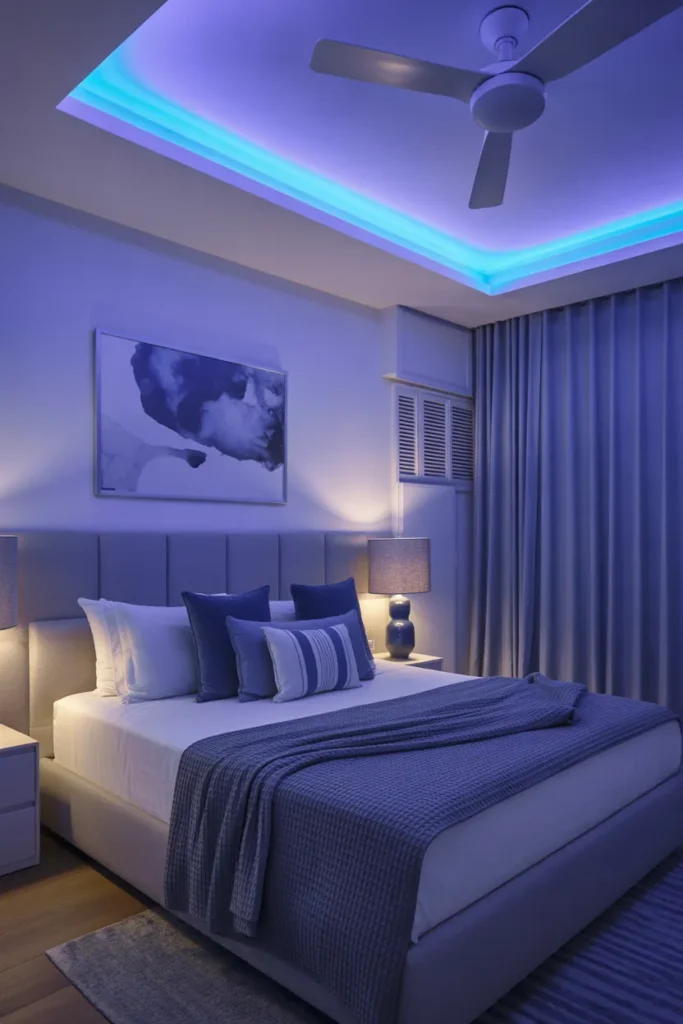   Blue Lighting for Relaxing Ambiance