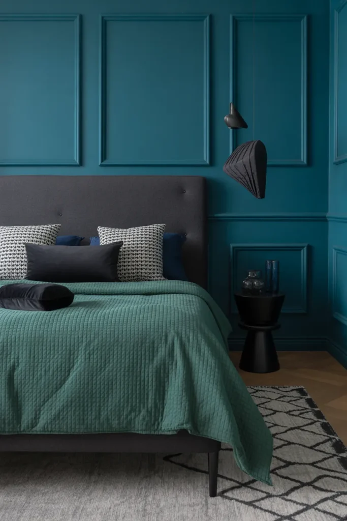  Indigo Blue & Deep Green Modern Moody Style