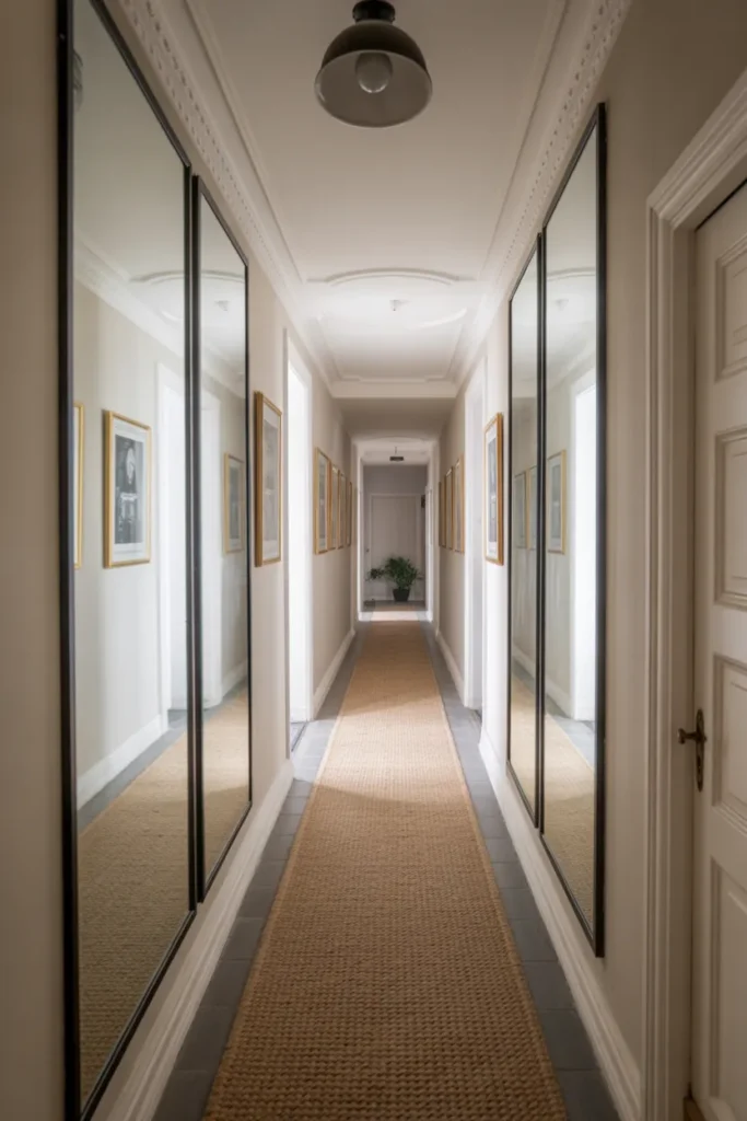  Mirror Wall for Narrow Hallways