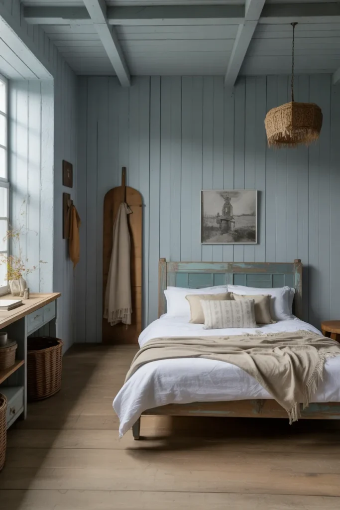  Muted Blue Rustic Cottage Style