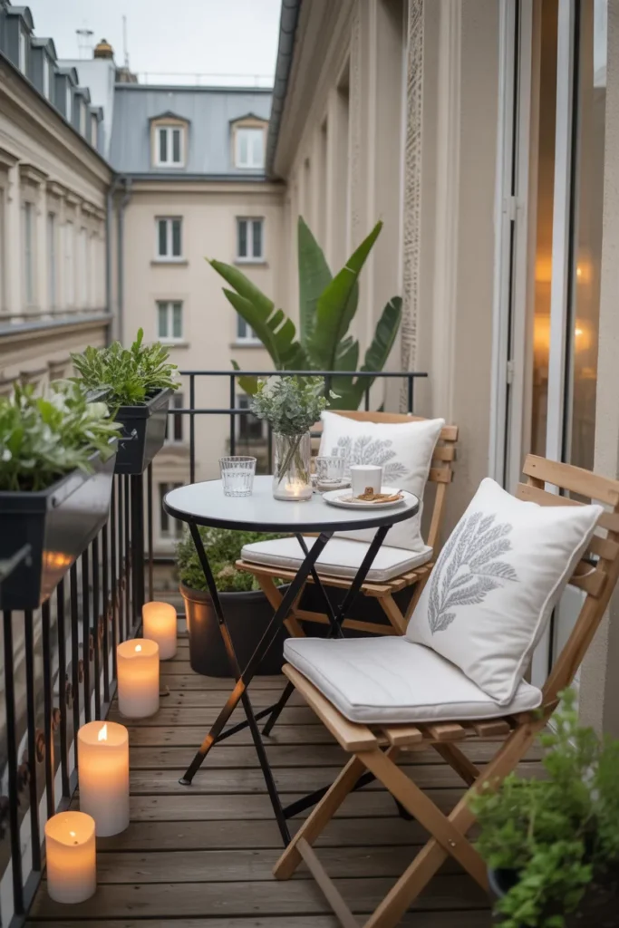   Balcony Bistro Set Styling