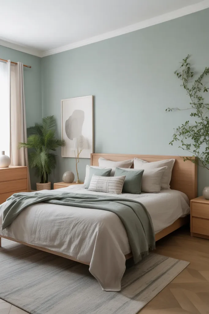   Pale Blue & Sage Scandinavian Style